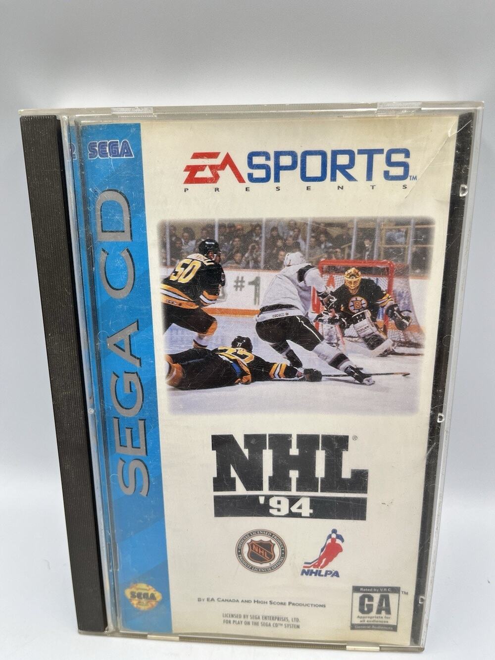 NHL '94 (Sega CD, 1993) EA Sports Hockey Game Complete CIB Authentic